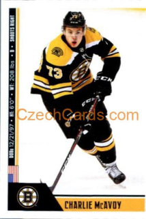 Charlie McAvoy 2018/19 Panini NHL sticker #18