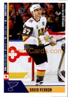 David Perron 2018/19 Panini NHL sticker #453