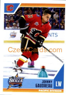 Puck Control Relay Winner - Johnny Gaudreau 2018/19 Panini NHL sticker #520