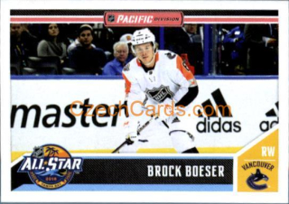 Brock Boeser - Pacific Division 2018/19 Panini NHL sticker #531