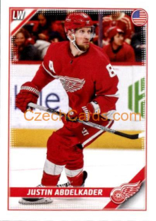 Justin Abdelkader 2019/20 Panini NHL sticker #187