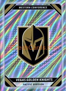 Vegas Golden Knights Logo 2019/20 Panini NHL sticker foil #477