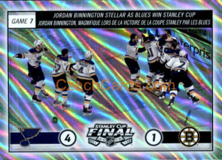 Game 7 Stanley Cup Final 2019/20 Panini NHL sticker foil #606