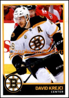 David Krejci 2017/18 Panini NHL sticker #21