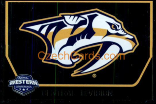 Logo Nashville Pradators 2017/18 Panini NHL sticker foil #360