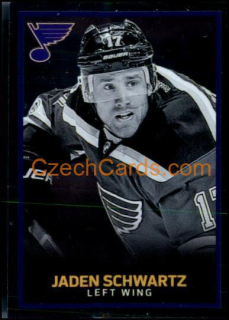 Jaden Schwartz 2017/18 Panini NHL sticker foil #391