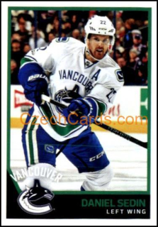 Daniel Sedin 2017/18 Panini NHL sticker #413