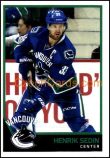 Henrik Sedin 2017/18 Panini NHL sticker #414