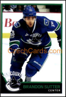 Brandon Sutter 2017/18 Panini NHL sticker #415