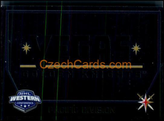 Logo Vegas Golden Knights 2017/18 Panini NHL sticker foil #416