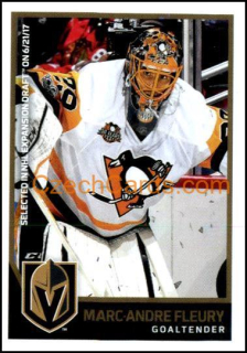 Marc-Andre Fleury 2017/18 Panini NHL sticker #421