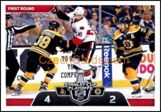 Ottawa Senators vs. Boston Bruins 2017/18 Panini NHL sticker #490