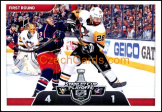 Pittsburgh Penguins vs. Columbus Blue Jackets 2017/18 Panini NHL sticker #492