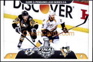 Pittsburgh vs Nashville Game 2 2017/18 Panini NHL sticker #494