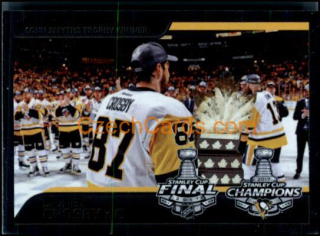 Conn Smythe Trophy Winner - Sidney Crosby 2017/18 Panini NHL sticker foil #500