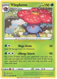 Vileplume 3/196 Pokémon Lost Origin Rare