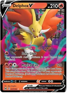 Delphox V 27/196 Pokémon Lost Origin Rare