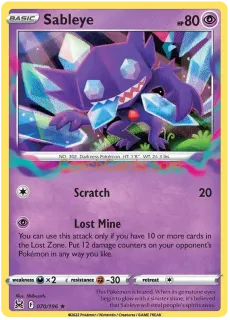 Sableye 70/196 Pokémon Lost Origin Rare