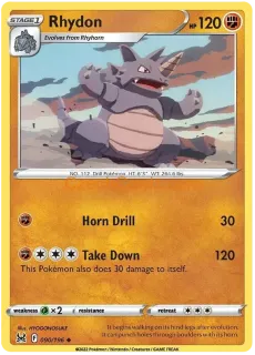 Rhydon 90/196 Pokémon Lost Origin Uncommon