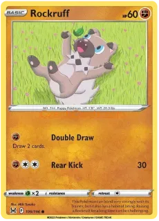 Rockruff 109/196 Pokémon Lost Origin Common