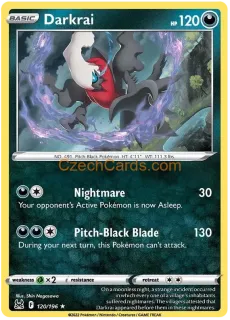 Darkrai 120/196 Pokémon Lost Origin Rare