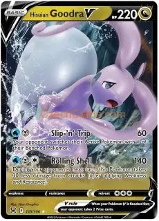 Hisuian Goodra V 135/196 Pokémon Lost Origin Ultra Rare