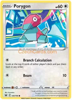 Porygon 140/196 Pokémon Lost Origin Common