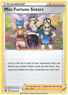 Miss Fortune Sisters 164/196 Pokémon Lost Origin Uncommon