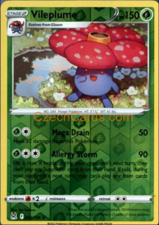 Vileplume 3/196 Pokémon Lost Origin Rare Reverse Holo