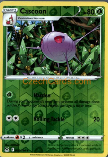 Cascoon 9/196 Pokémon Lost Origin Uncommon Reverse Holo