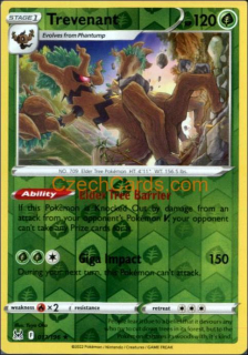 Trevenant 17/196 Pokémon Lost Origin Rare Reverse Holo