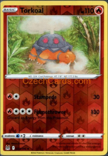 Torkoal 23/196 Pokémon Lost Origin Uncommon Reverse Holo