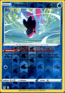 Finneon 40/196 Pokémon Lost Origin Common Reverse Holo