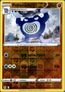 Poliwrath 85/196 Pokémon Lost Origin Rare Reverse Holo