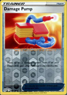 Damage Pump 156/196 Pokémon Lost Origin Uncommon Reverse Holo