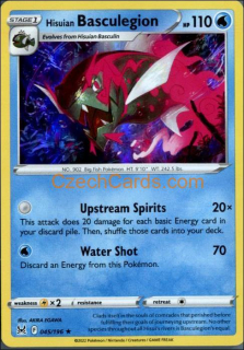 Hisuian Basculegion 45/196 Pokémon Lost Origin Rare Holo