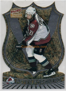 Peter Forsberg 1998/99 Revolution NHL Icon Die Cut #3