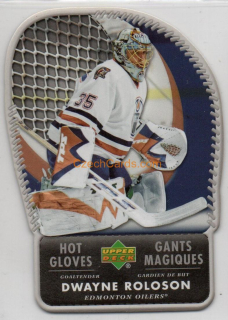 Dwayne Roloson 2006/07 UD McDonalds Hot Gloves Die Cut #HG3