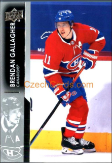 Brendan Gallagher 2021-22 Upper Deck #97