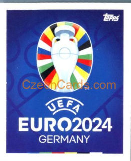 UEFA Euro 2024 Logo 2024 Topps UEFA Euro sticker #UEFA1