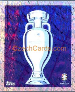 Trophy 2024 Topps UEFA Euro sticker foil #EURO1