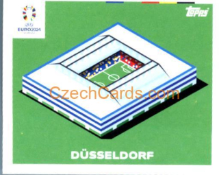 Düsseldorf Stadium 2024 Topps UEFA Euro sticker #EURO4