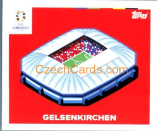 Gelsenkirchen Stadium 2024 Topps UEFA Euro sticker #EURO6