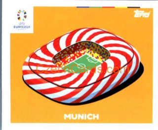 München Stadium 2024 Topps UEFA Euro sticker #EURO9