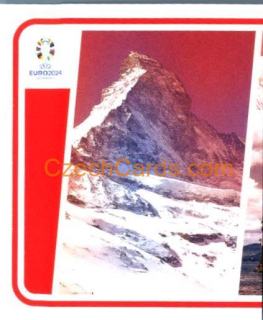 Switzerland Landmark 1/2 2024 Topps UEFA Euro sticker #SUI-P1