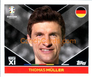 Thomas Müller 2024 Topps UEFA Euro sticker  #GER-TOP1