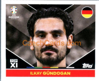 Ilkay Gündogan 2024 Topps UEFA Euro sticker  #GER-TOP2