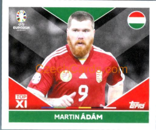 Martin Ádám 2024 Topps UEFA Euro sticker  #HUN-TOP1