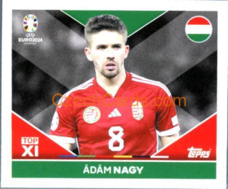 Ádám Nagy 2024 Topps UEFA Euro sticker #HUN-TOP2