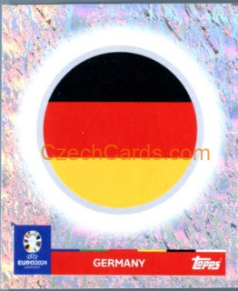 Emblem Germany 2024 Topps UEFA Euro sticker foil #GER1